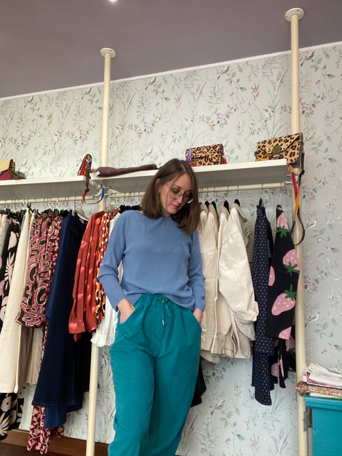 Pantaloni velluto cotone