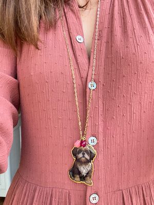 Collana lunga acciaio