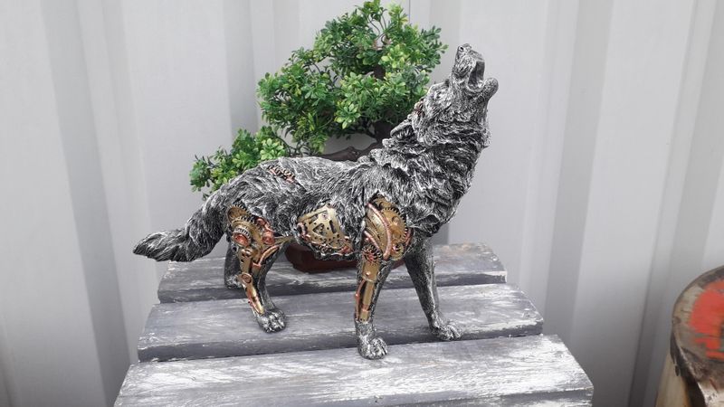 Steampunk Wolf with P&amp;P
