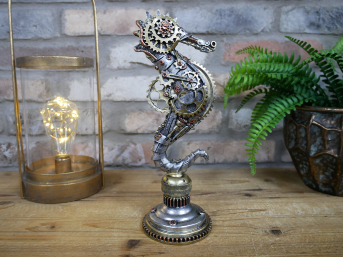 Steampunk Seahorse with P&amp;P