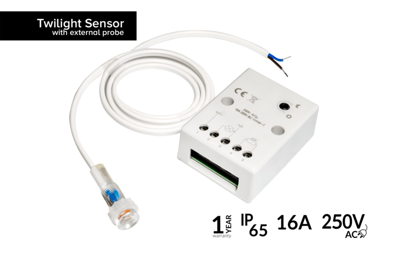 Twilight Sensor with External Probe