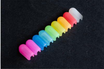 Neon Flex End Cap (6mm x 12mm) - inc. Colours