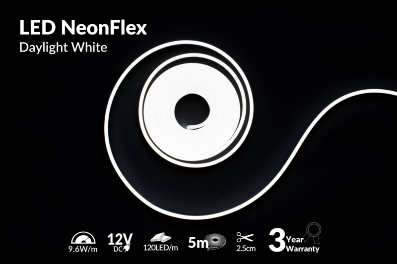 Neon Flex (6mm x 12mm) - Cool White (5m)