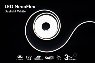 Neon Flex (6mm x 12mm) - Cool White (5m)