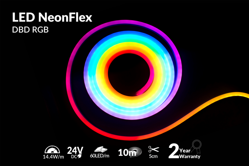 Neon Flex DBD - 10mm x 20mm x 10m