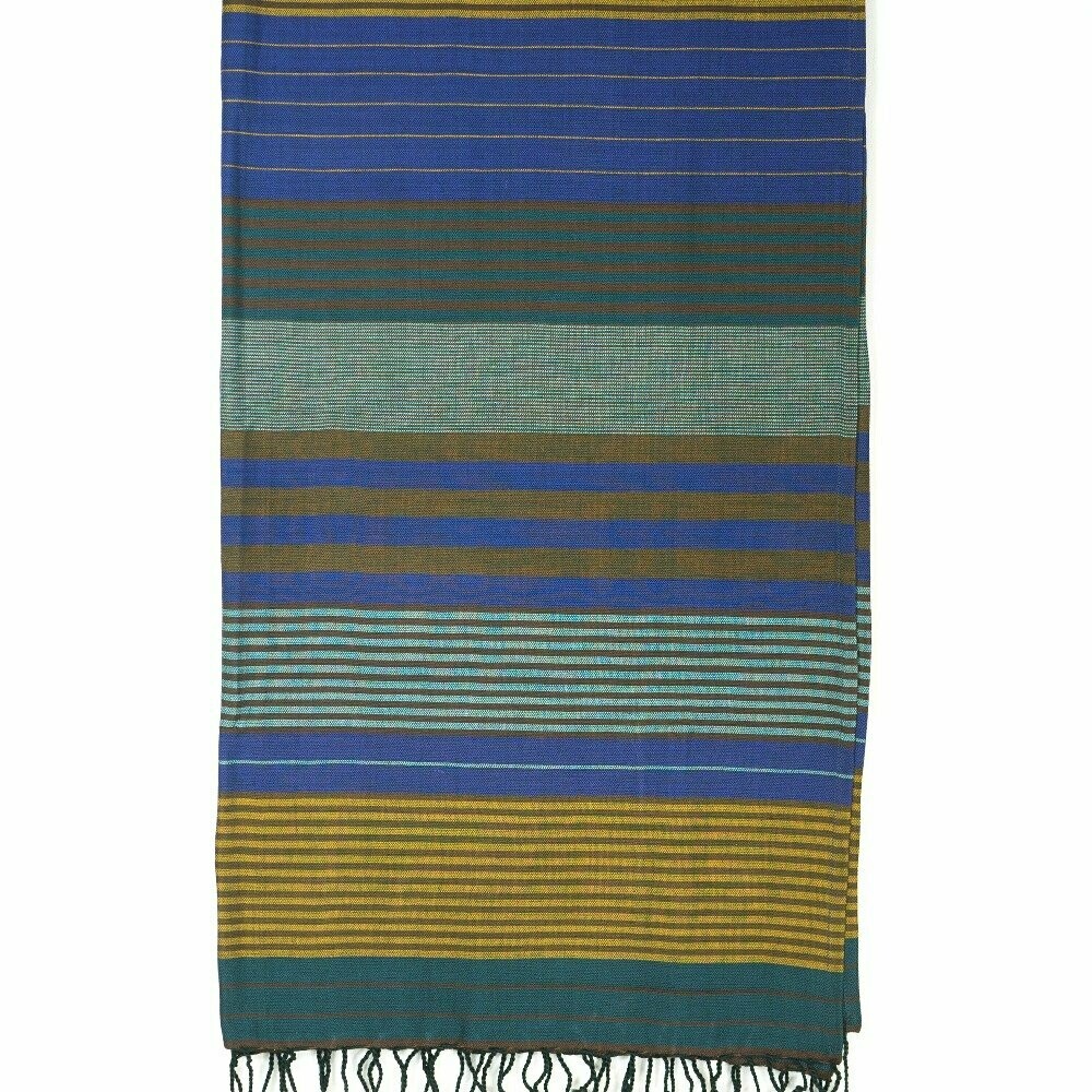 Fouta Ebony L aquamarine