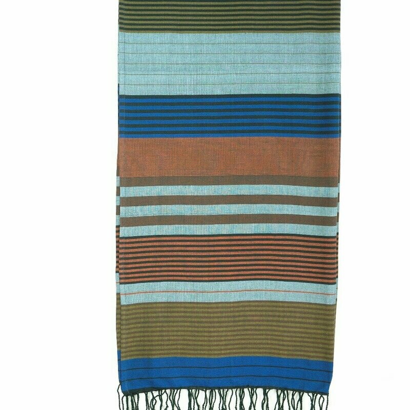 Fouta Ebony L celest