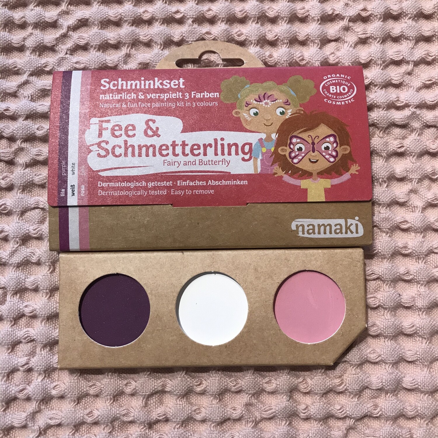 Bio Kinderschminke Fee&Schmetterling 3x25g