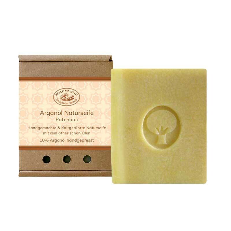 SOAPMYSTIC- Arganöl Naturseife "Patchouli" 100g