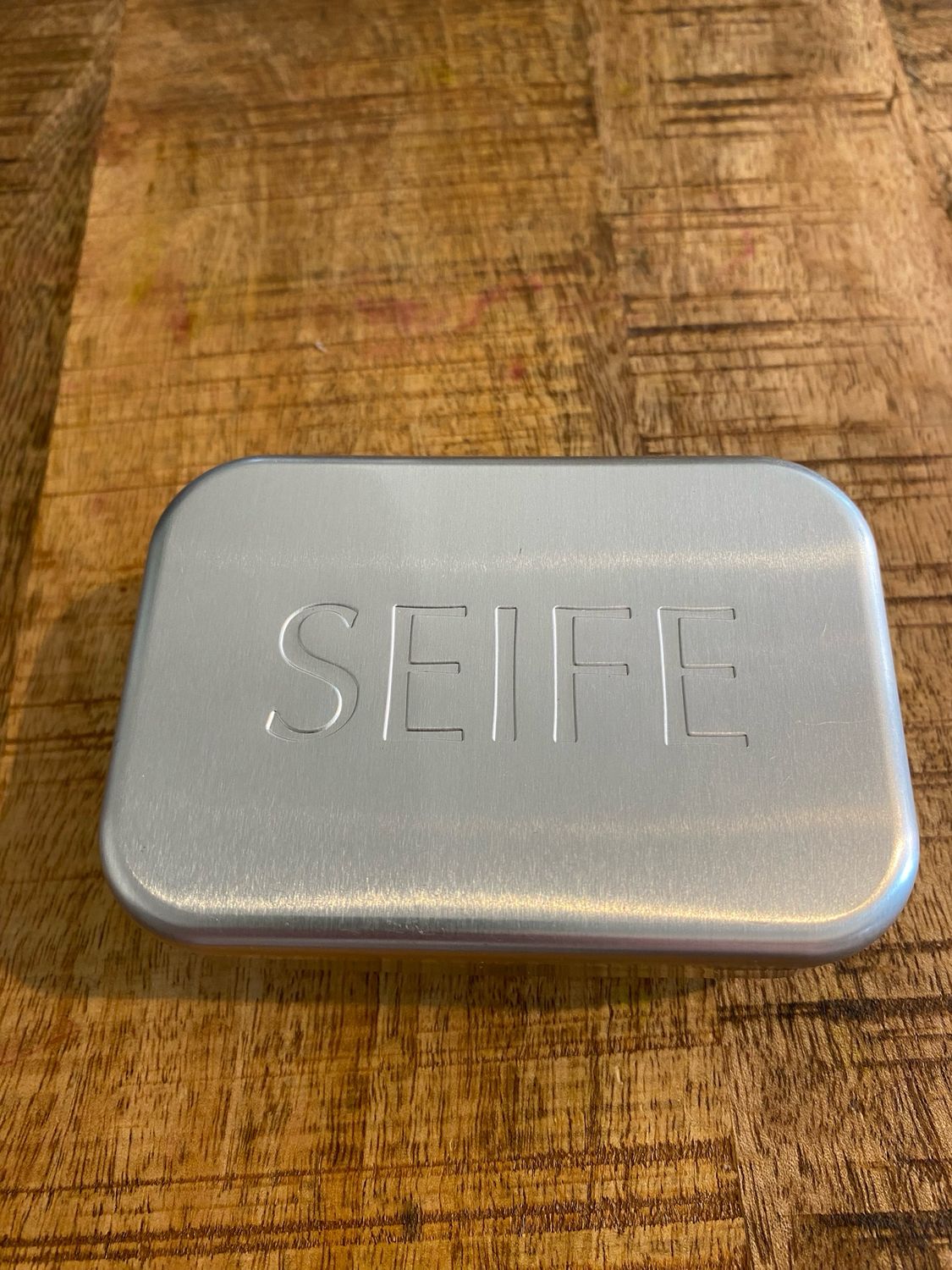 Seifenschale 3 teilig Aluminium