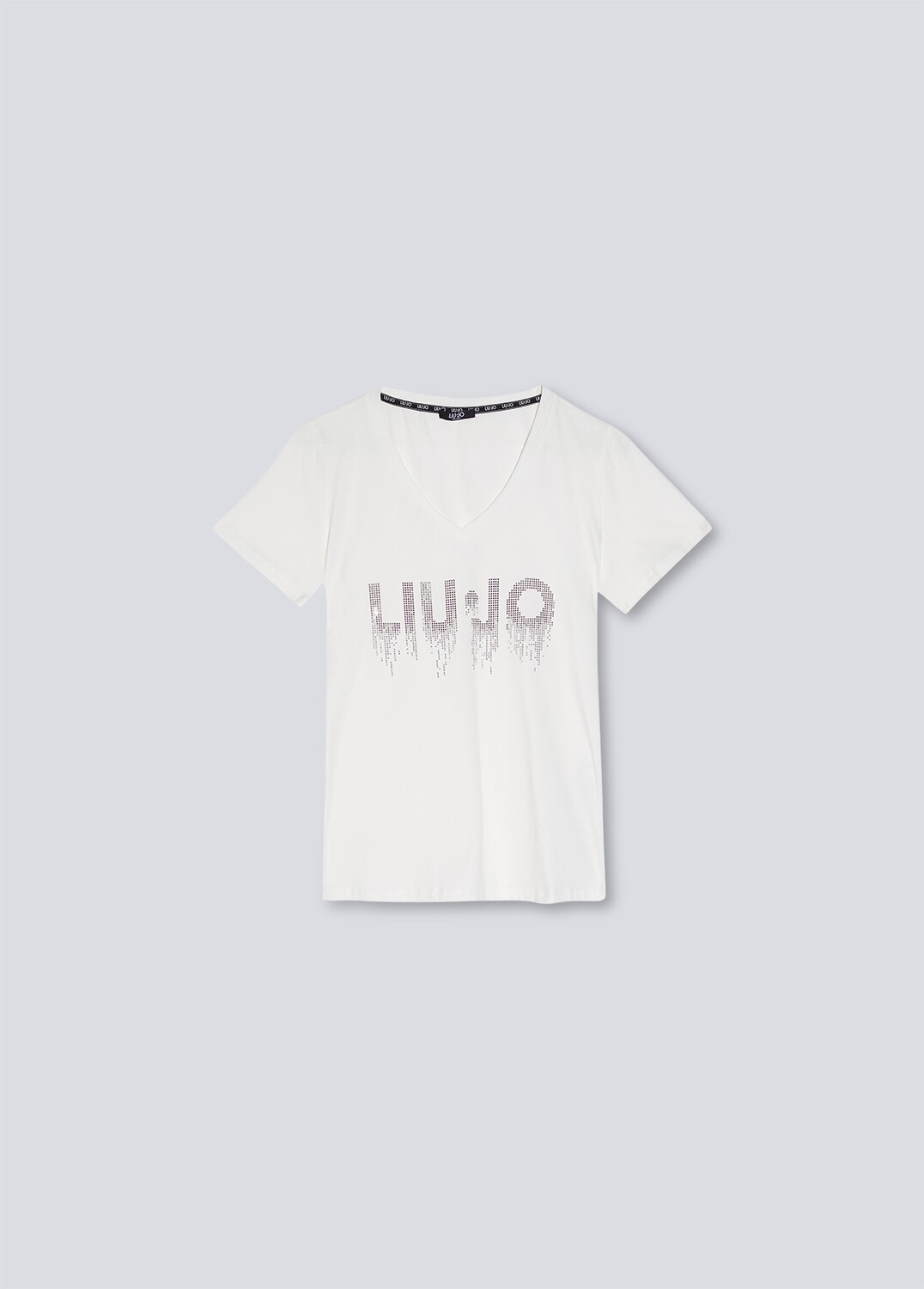 Liu Jo T-shirt met logo in studs
