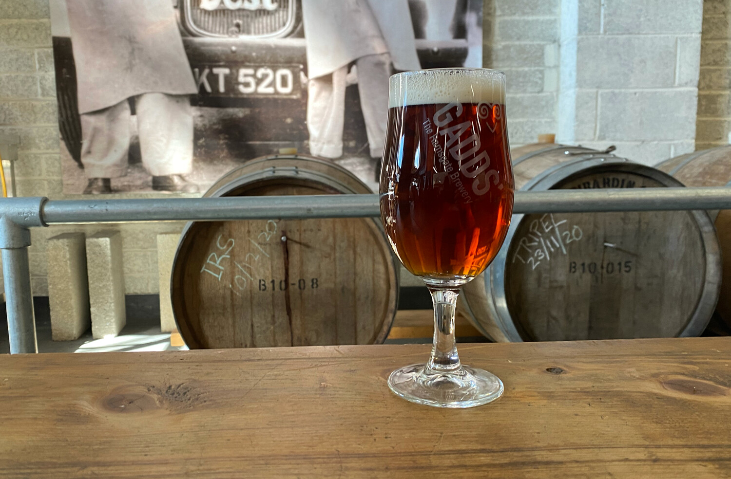 GADDS&#39; a half-pint glass