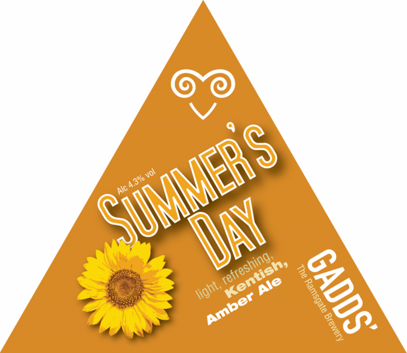 GADDS' Draught Summer's Day 
Available in 4-pint bag, 10 litre and 20 litre bag-in-box