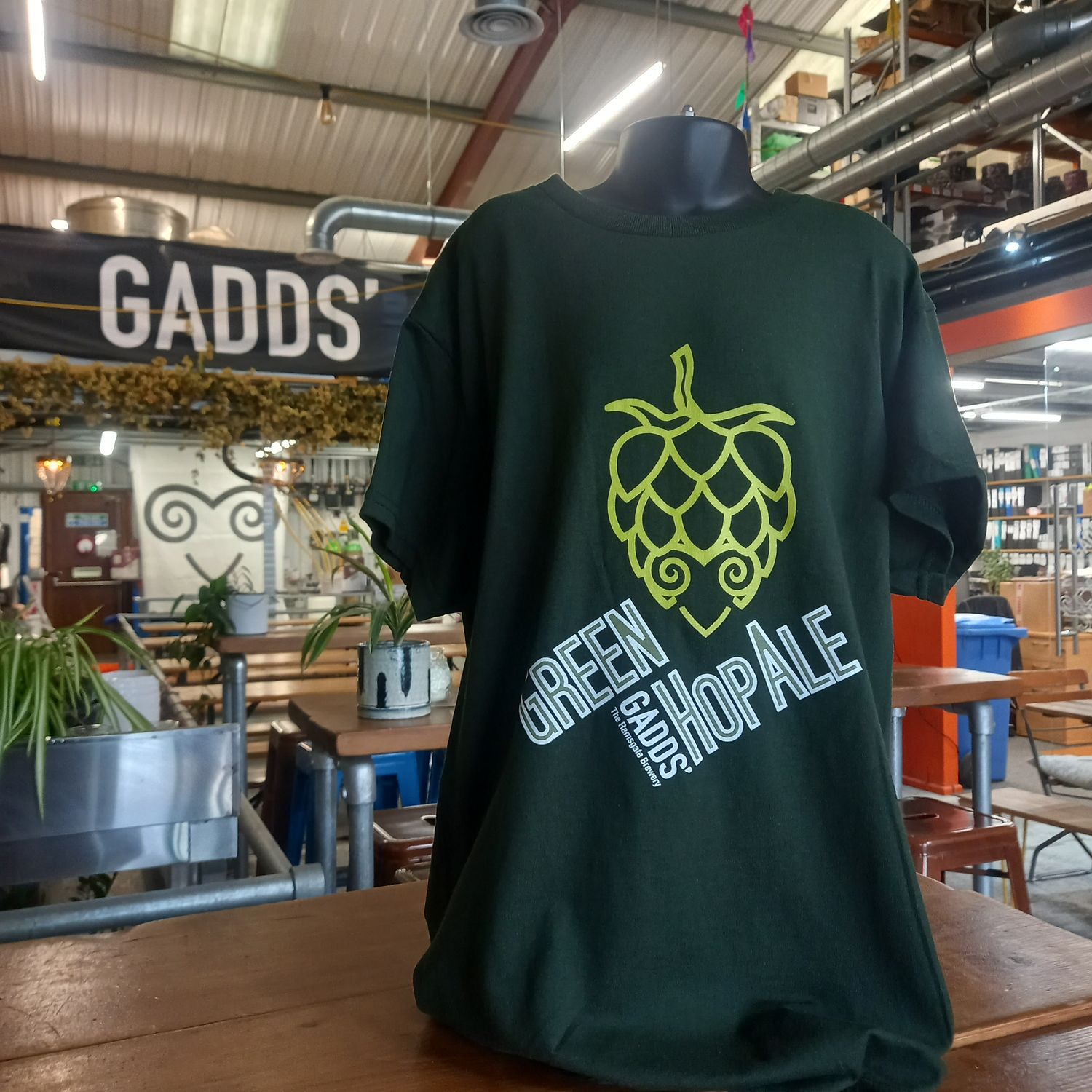 GADDS&#39; Dark Green Hop T-Shirt