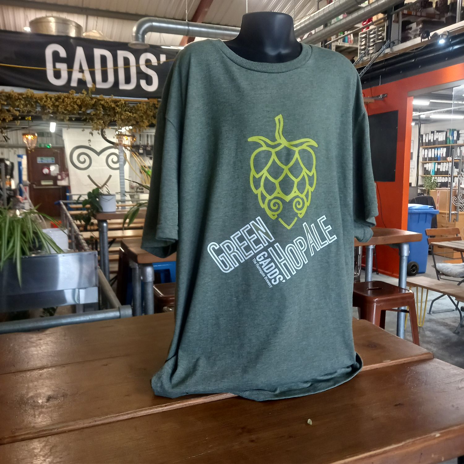 GADDS&#39; Light Green Hop T-Shirt, Size: Small