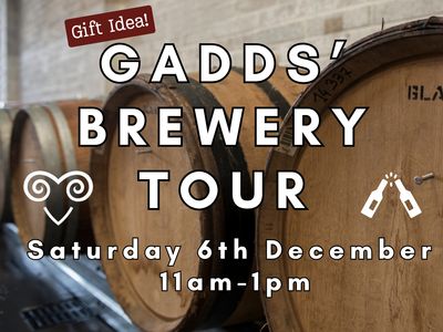 XMAS BREWERY TOUR - Saturday 6th December 2025    11.00-1.00pm