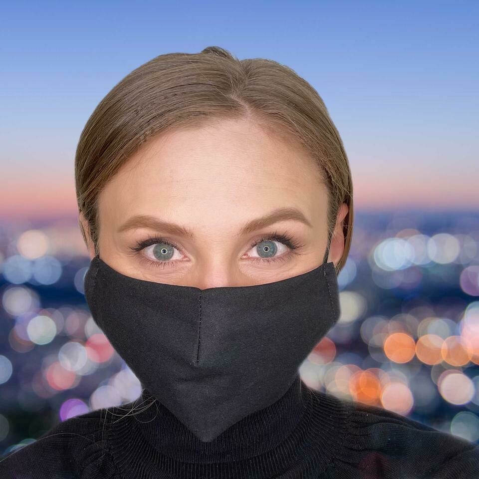 Face Mask - 4 layered washable with filter - 3kpl