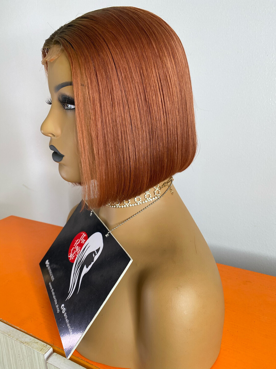 Copper Blunt Cut Wig