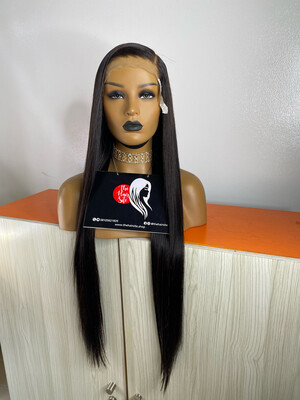 Bone Straight (6 by 6) Partial Frontal Wig