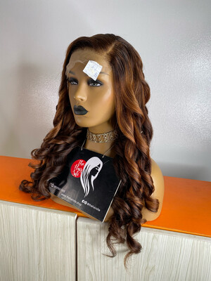 CEDES Wavy Partial Frontal Wig (5 by 5) Piano Highlights