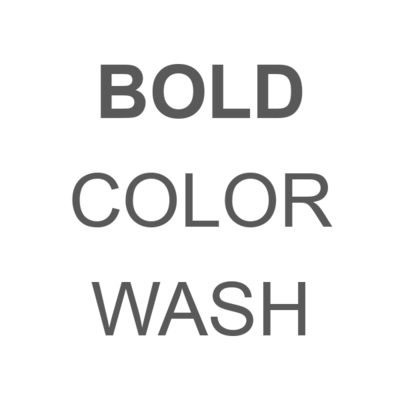 Bold Color Wash