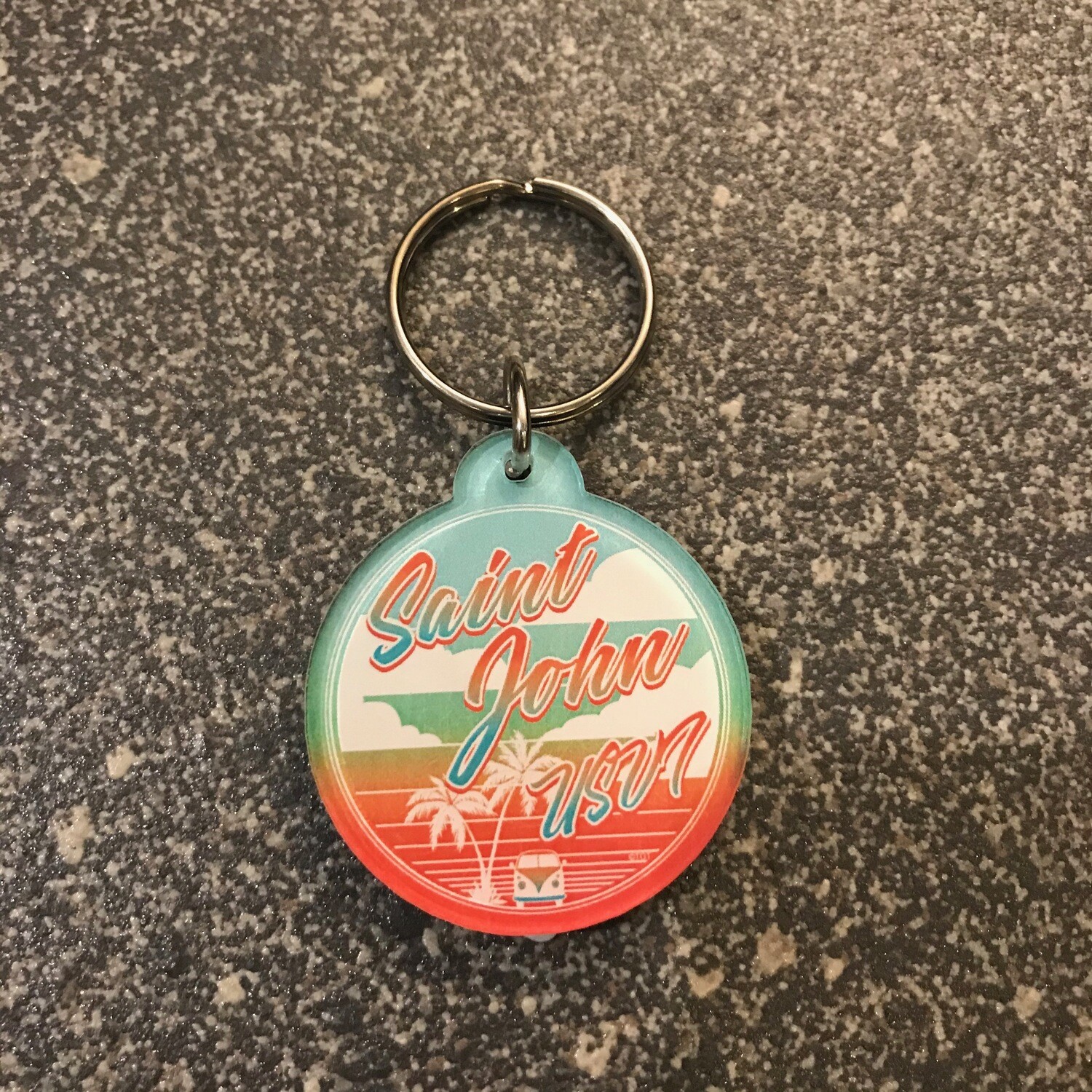 TGT DIE CUT ACRYLIC KEYCHAIN