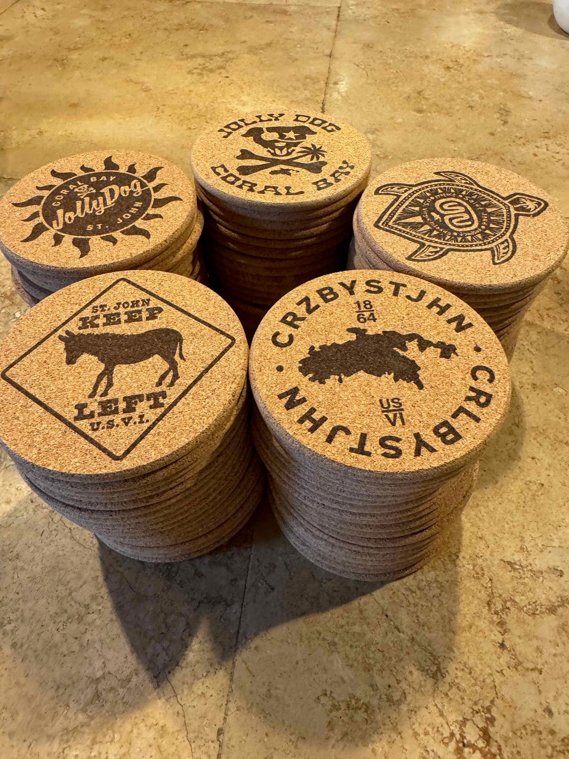 CORK COASTER