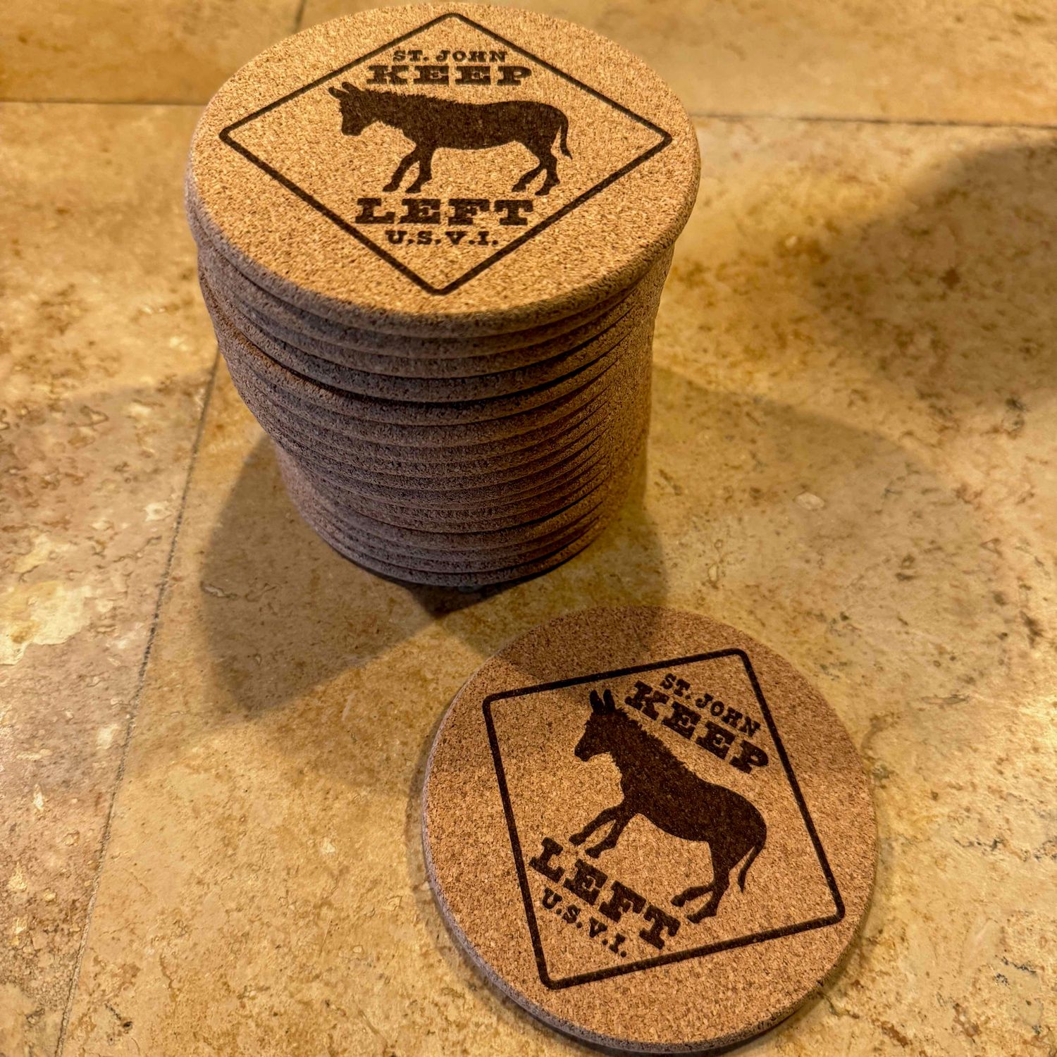 CORK COASTER