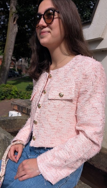 Bouclé Jacke