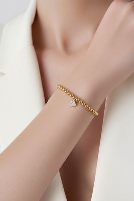 Armband Klee Perlen