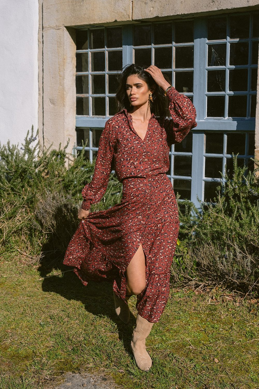 Savannah Brown Skirt