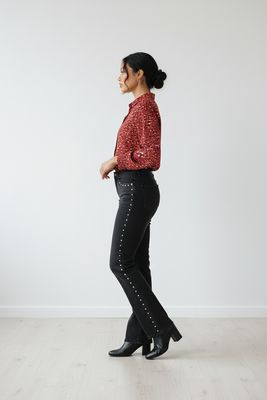 Savannah Brown Blouse
