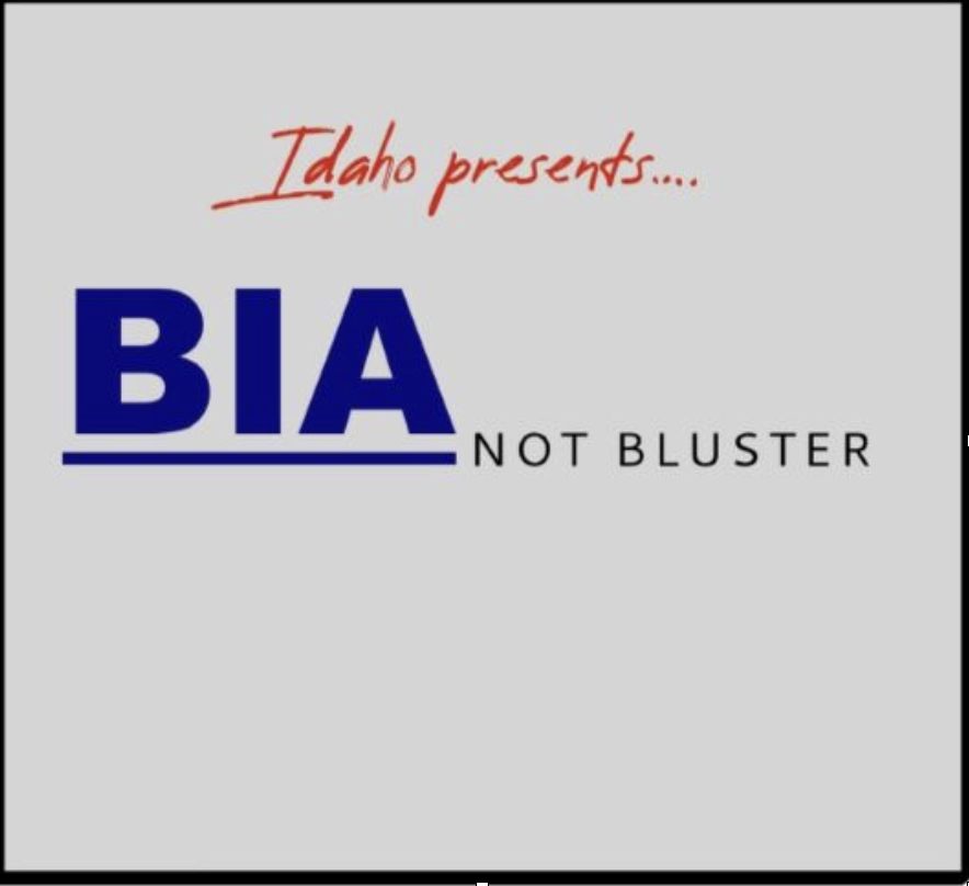 BIA NOT BLUSTER