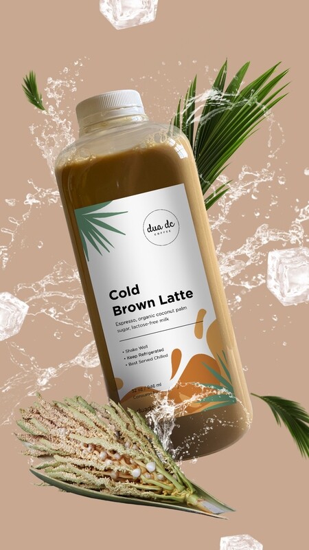 Cold Brown Latte - 32 Oz