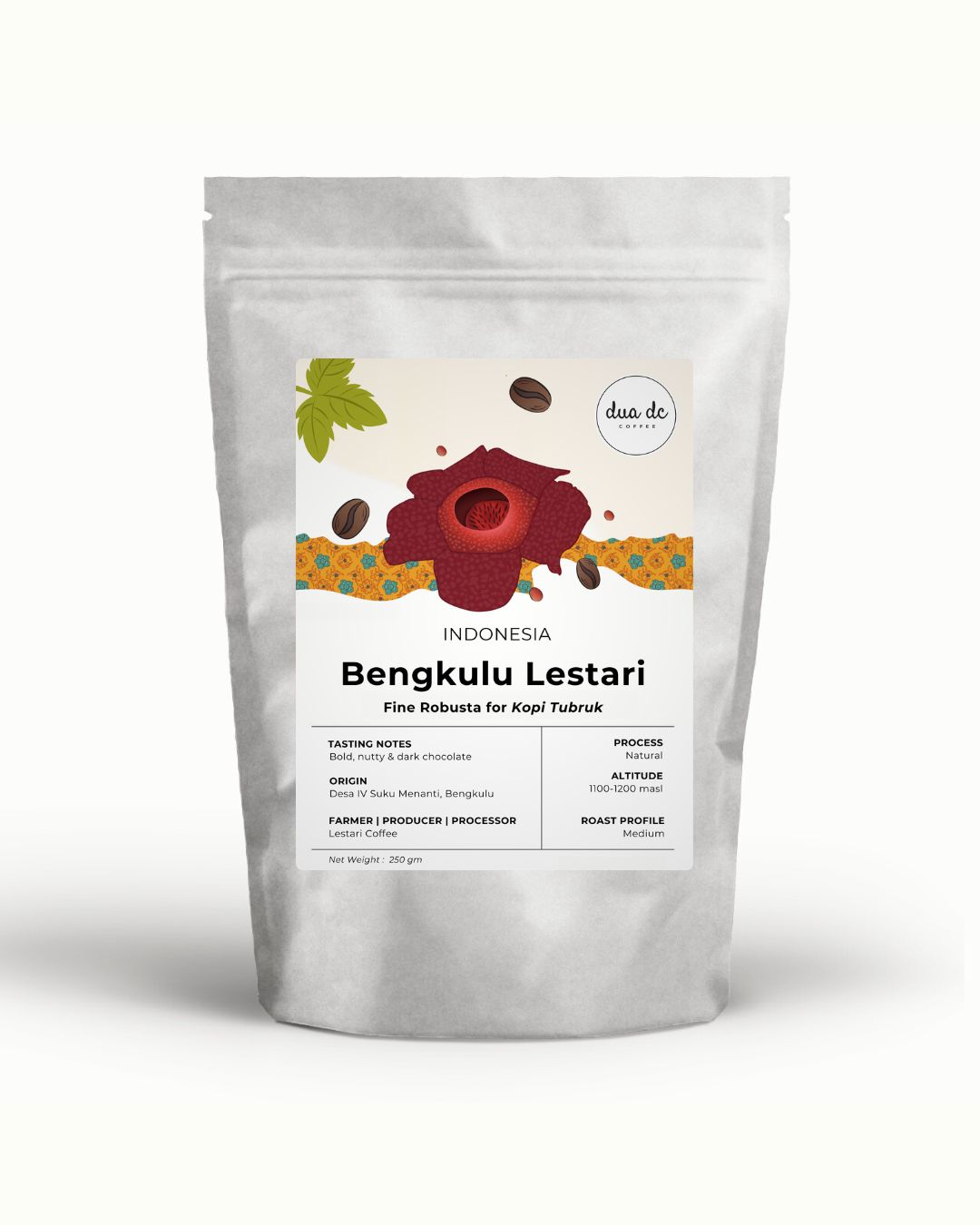 Bengkulu Lestari - Fine Robusta for Kopi Tubruk