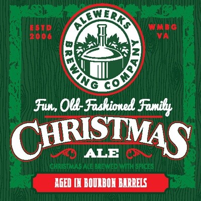 Barrel Aged Christmas Ale 32oz Crowler Monday Special
