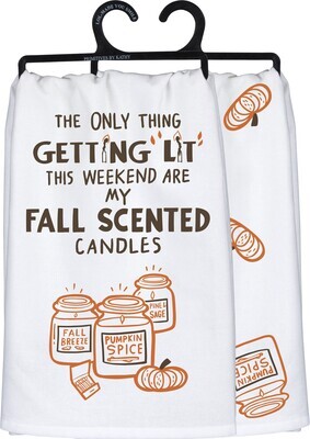 Candle Lit Weekend Towel