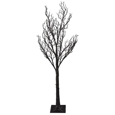 Blk.Lighted Tree 4ft