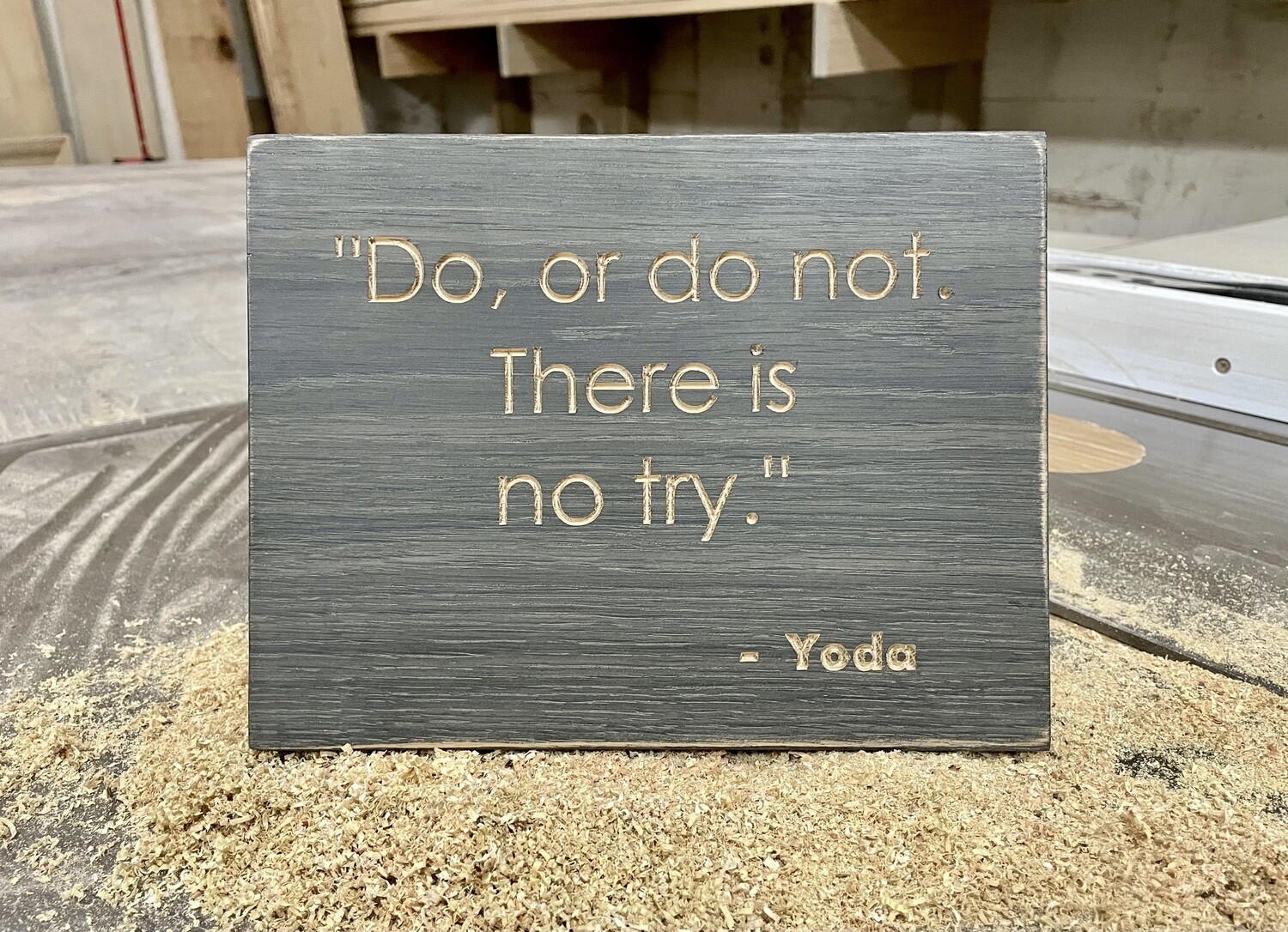Movie Quote Plaque Yoda