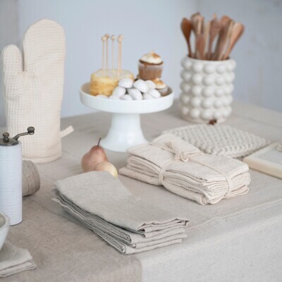 Cream Linen Napkin Set