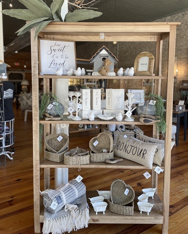 AB Hickory Display Shelf