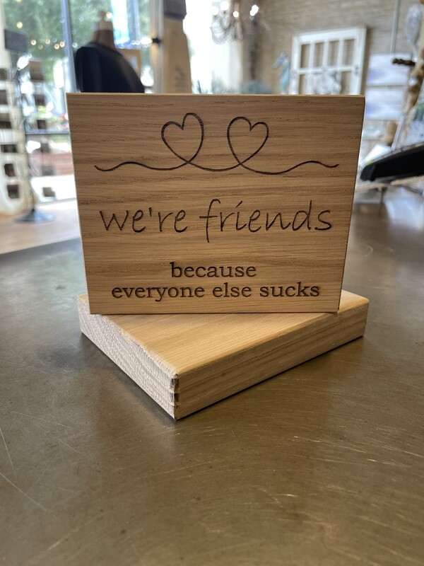 AB Mini Sign Friends