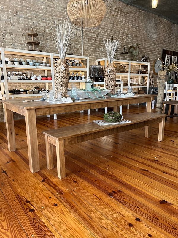 AB 8&#39; Table w/ Bench Cypress