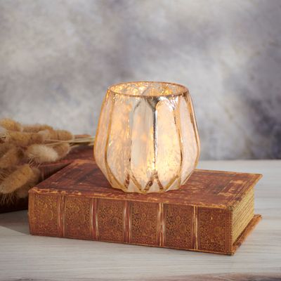 Blush Gold Candle Holder