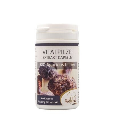Wohlrab - Agaricus blazei Bio Extraktkapseln