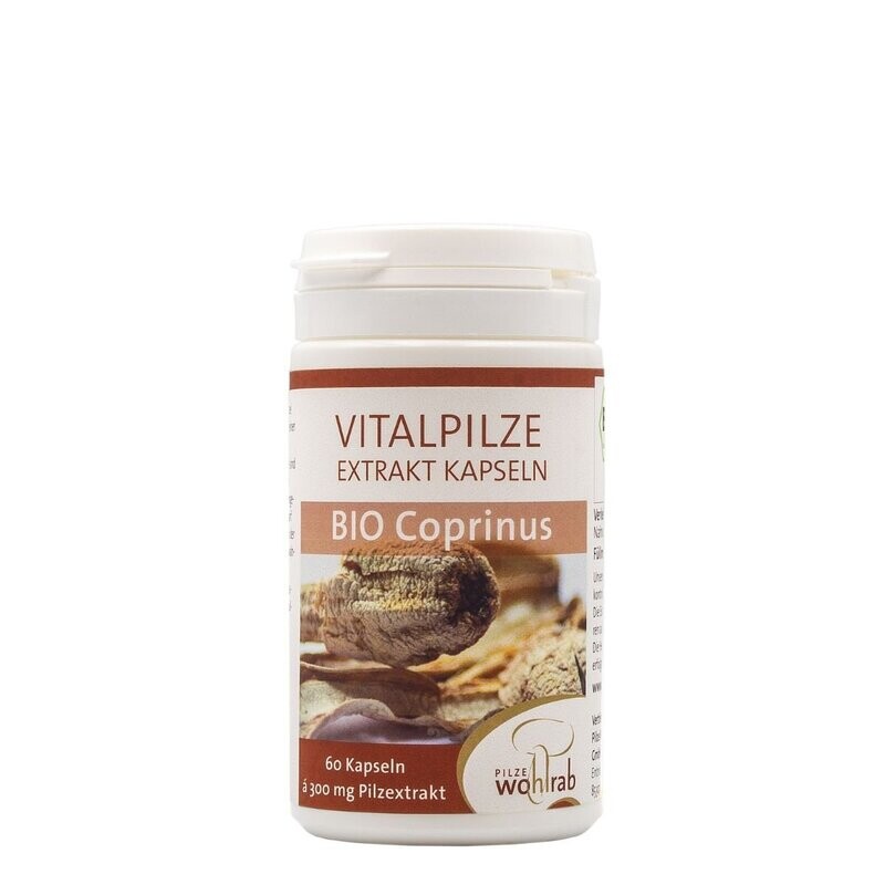 Wohlrab - Coprinus Bio Extraktkapseln Wohlrab - Coprinus Bio Extraktkapseln