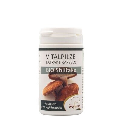 Wohlrab - Shiitake Bio Extraktkapseln