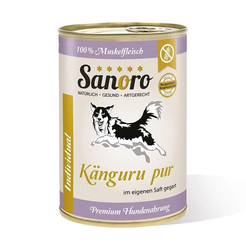 Sanoro Pures Muskelfleisch vom Känguru 400g