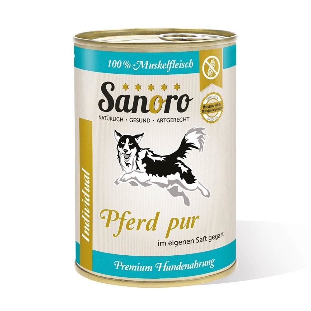 Sanoro Pures Muskelfleisch vom Pferd 400g