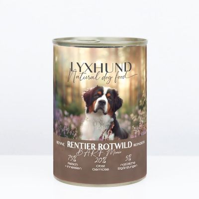 Lyxhund - Rentier Menü 800g